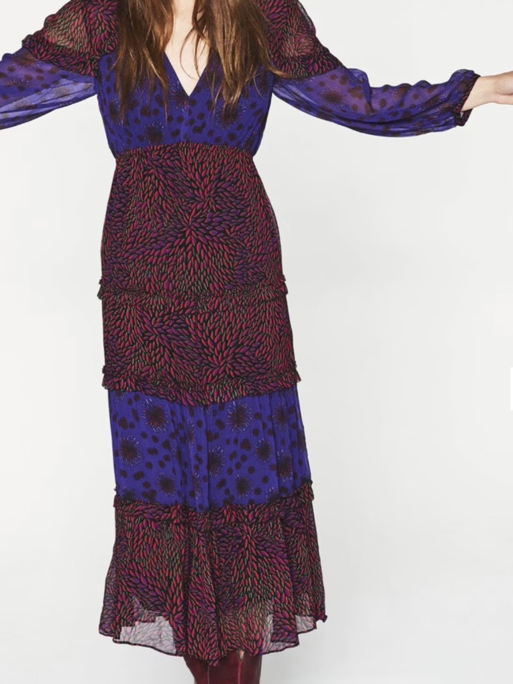 Midi floral dress ba&sh